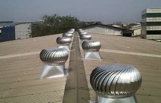 Pemasangan Turboair Turbine Ventilator proyek 46